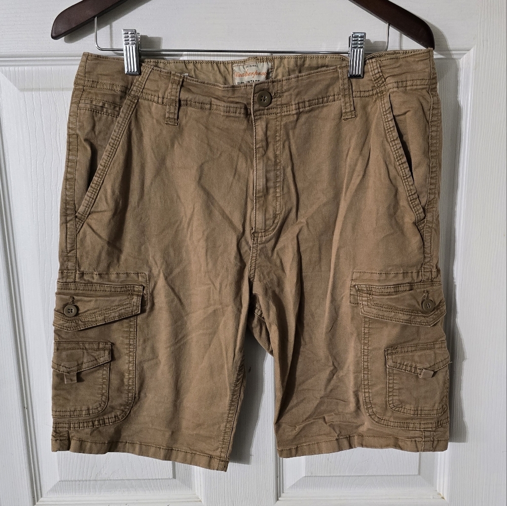 Men's Weatherproof Vintage Cargo Shorts Sz 34 R - Picture 1 of 5
